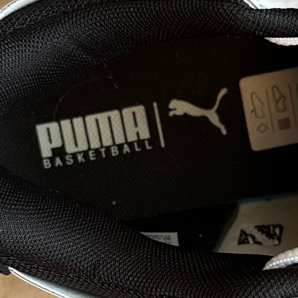 Puma Men's Clyde All-Pro Basketball Sneakers White/Black Size 7.5 Athleisure - Picture 11 of 12